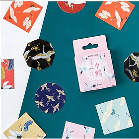 Hộp 45 Miếng Dán Sticker Trang Trí Cò Cổ Trang