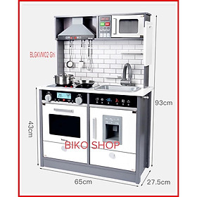 BỘ ĐỒ CHƠI BẾP KÈM BỒN RỬA CHO BÉ 93CM PHONG CÁCH HÀN- BLGKV03