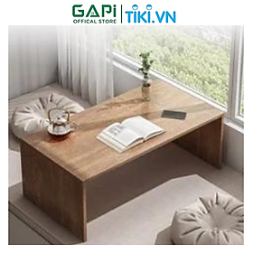 Bàn trà ngồi bệt phong cách Nhật Bản, bàn học đa năng có ngăn tiện lợi, gỗ MDF phủ melamine chống ẩm thương hiệu GAPI - GP147