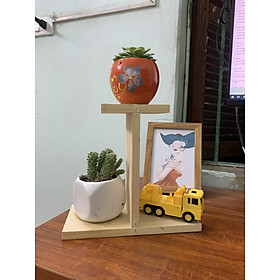 Mua Kệ Để Bàn Hoa Giá Đỡ Đứng kệ để cây cảnh mini đồ lưu niệm trên bàn sang trọng gỗ tự nhiên