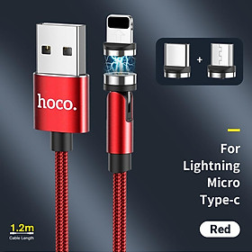 Mua Dây cáp sạc HOCO U94 loại C/micro USB/ 3 trong 1 xoay 360 độ thích hợp cho Samsung Oppo Huawei