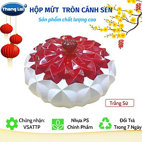 Mua Hộp mứt hình tròn 5 ngăn cao cấp