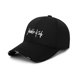 Mũ lưỡi trai - nón Ulzzang thêu chữ unisex nam nữ chống nắng phong cách thời trang, cá tính - trắng