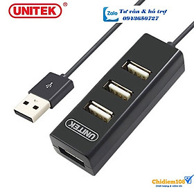 Mua Hub USB 2.0 1 ra 4 cổng dây dài 80cm UNITEK Y-2140 - Hàng Chính Hãng