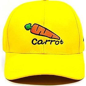 Nón kết/ Mũ lưỡi trai kaki thêu hình Carrot siêu xinh NON0252V