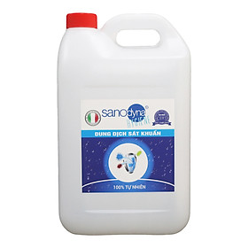 Dung dịch sát khuẩn 100% tự nhiên Anolyte thương hiệu Sanodyna xuất xứ ITALIA Dung tích 5 LÍT