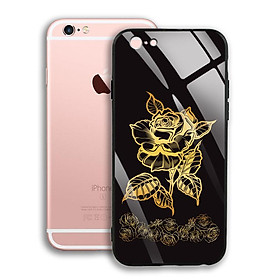 Ốp Lưng Mạ Màu Vàng Ánh Kim cho điện thoại Iphone 6 Plus / 6S Plus - 03002 8008 ROSE11 - Hàng Chính Hãng