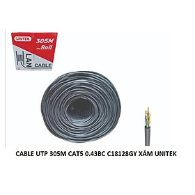 Mua Thùng cáp mạng UNITEK CAT6/ CAT5 UTP ( Dây Cáp Xám) - Hàng Chính Hãng