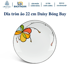 Mua Dĩa tròn ảo Minh Long 22 cm Daisy Bóng Bay Bằng sứ  Hàng Đẹp  Cao Cấp  Dùng Trong Gia Đình  Đãi Khách  Tặng Quà Tân Gia