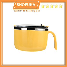 Mua Tô Ăn Mì Thép Không Gỉ 304 Có Nắp  Thiết Kế Đẹp Và Sang Trọng  Thể Tích 1250ml