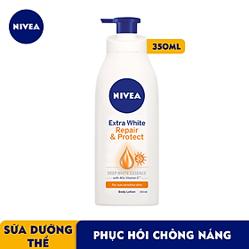 Sữa Dưỡng Thể Dưỡng Trắng Nivea Giúp Phục Hồi & Chống Nắng SPF 30 (350ml) - 88311