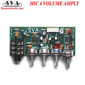 MIC 4 VOLUME AMPLI HÁT VĂN