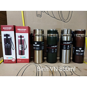 BÌNH GIỮ NHIỆT DUNG TÍCH 800ML MÃ VN