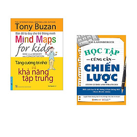 Combo 2 cuốn sách: Tony Buzan - Tăng Cường Trí Nhớ Và Khả Năng Tập Trung + Học Tập Cũng Cần Chiến Lược