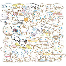 Sticker dán cinnamoroll 30-60 ảnh ép lụa khác nhau/ hình dán cute ngộ cinnamoroll