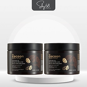 Combo 2 Cà phê Đắk lắk COCOON Làm Sạch Da Chết 200ml x2