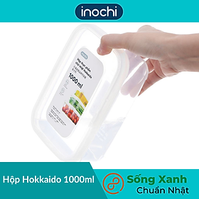 Mua Hộp thực phẩm inochi chữ nhật Hokkaido 500ml  750ml  1L  1.5L  2L  2.5L- màu ngẫu nhiên