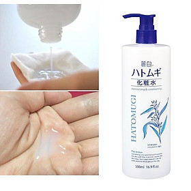 Lotion dưỡng ẩm Hạt Ý dĩ Hatomugi Kumano 500ml