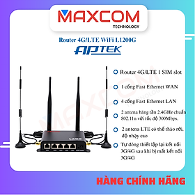 Mua Router 4G/LTE APTEK L300 bán công nghiệp WiFi chuẩn N 300Mbps - Hàng chính hãng