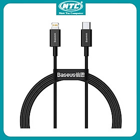 Mua Cáp sạc nhanh TypeC to LN Baseus Superior Series PD 20W  480Mbps Data  TPE Cable - Hàng Chính Hãng