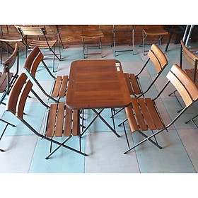 Mua Bàn ghế gỗ cafe sân vườn F031