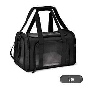 Túi vận chuyển chó mèo di động có thể gấp gọn | Balo mèo túi đựng mèo 3 mặt thoáng khí dễ dàng xách tay hoặc đeo vai