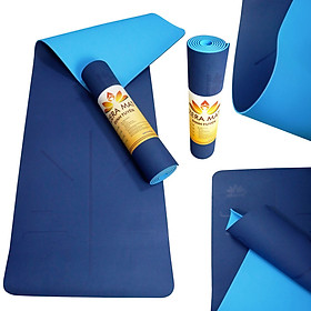 Thảm Yoga Premium Zera YESURE 6mm 2 Lớp Màu Xám