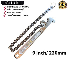 Mua Cờ lê xích thép trắng 12 inch  9 inch  mỏ lết xích siêu cứng  cờ lê răng cưa mở nắp lọc dầu nhớt  vam tháo cốc lọc dầu