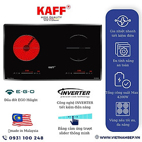 Mua Bếp từ hồng ngoại kết hợp KAFF KF-SD300IC - Hàng chính hãng