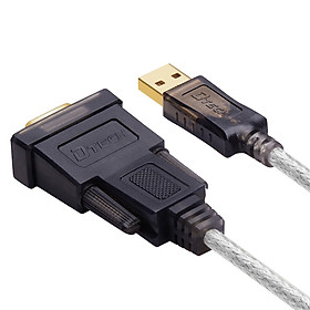 Cáp chuyển đổi USB sang Com RS232 Dtech DT-5002A hỗ trợ Win8