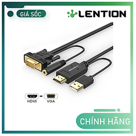 Mua Cáp chuyển đổi HDMI sang VGA  Audio LENTION HPVA Hàng Chính Hãng