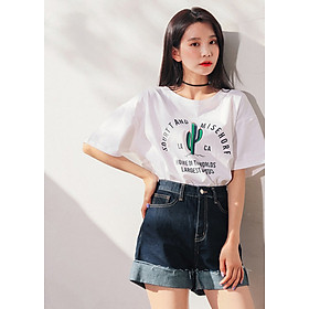 Áo thun nữ cây xương rồng