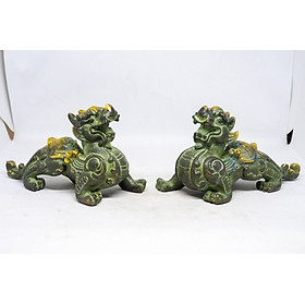 Mua Cặp tượng đồng Tỳ Hưu phong thủy cao 11cm