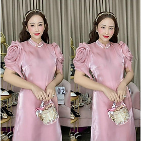 Áo Dài Đi Chơi LABELLE Nhiều Màu TKCC142