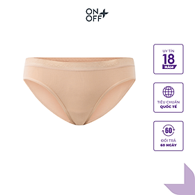 Quần lót nữ cotton Mỹ kháng khuẩn dáng brief ONOFF 16UQ23A015