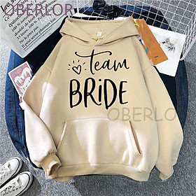 Áo hoodie Nam Nữ hoodie dài tay Team Bride thu đông