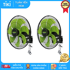 Mua Combo 2 cây quạt treo 2 dây mẫu mới 7 cánh Senko TC1622 (65W) - Màu ngẫu nhiên - Hàng chính hãng