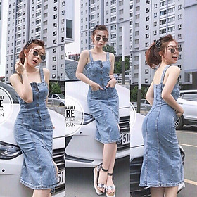 Váy yếm jean  mẫu váy hack tuổi mà nàng không nên bỏ lỡ  IVY moda