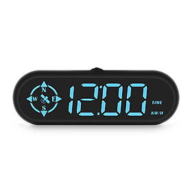 Car HUD Headup Display LED Digital GPS Speedometer Support Overspeed Alarm Fatigue Driving Reminder with Light Sensor