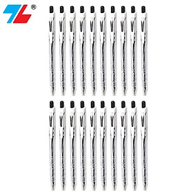 Hộp 20 cây bút bi Thiên Long TL-079 ngòi 0.5mm - Màu Đen