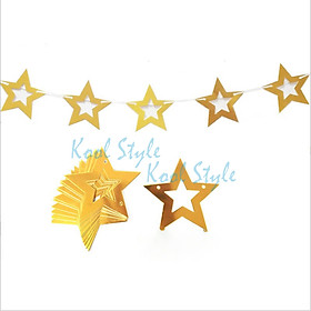 Dây garland trang trí hình ngôi sao - Kool Style