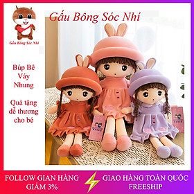 Gấu bông Búp Bê Váy Nhung Hàng Cao Cấp Quà Tặng Dễ Thương Cho Bé