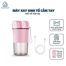 Mua Máy Xay Sinh Tố Cầm Tay Mini Đa Năng 330ML Có Quai Xách  Chính Hãng MINIIN  - Xay Cực Nhanh 9s  An Toàn