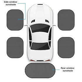 Mua Bộ 5 tấm lưới che nắng chống tia UV mát gắn kính chắn gió cửa sổ xe hơi ô tô