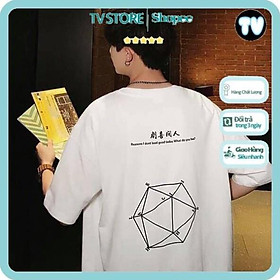 Áo Phông Unisex TVSTORE Áo thun tay lỡ form rộng unisex - phông nam nữ oversize - T shirt hình học a