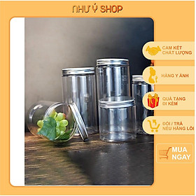 Hũ nhựa nắp nhôm 500ml, 700ml, 1200ml, 15000ml ( Đồ gia dụng Như Ý )