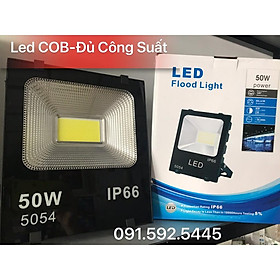 Đèn Pha Led IP66 COB 50w 5054 (Đủ Công Suất)Siêu Sáng Siêu Chống Nước