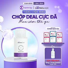 Nước tẩy trang giúp loại bỏ các lớp trang điểm, bụi bẩn, hỗ trợ làm sạch bã nhờn, mụn đầu đen The Gentinol 0221 200ml