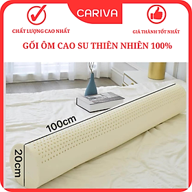 Mua Gối Ôm Dài Cao Su Non Cao Cấp CARIVA Size 20x100cm