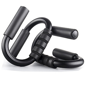 Dụng Cụ Tập Hít Đất Cầm Tay Thép Cứng Cao Cấp – Đen - mi02 - Dụng Cụ Chống Đẩy miDoctor (Đường Kính Khung 18MM)